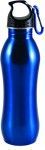 24 Oz. Blue Summit Stainless Steel Wide Mouth Bottle W/Carabineer