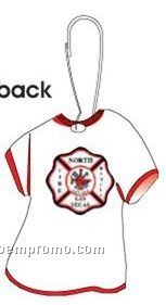 Fire Rescue Badge T-shirt Zipper Pull