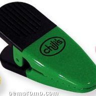 Magnetic Memo Clip - Green / Black Grip (Printed)