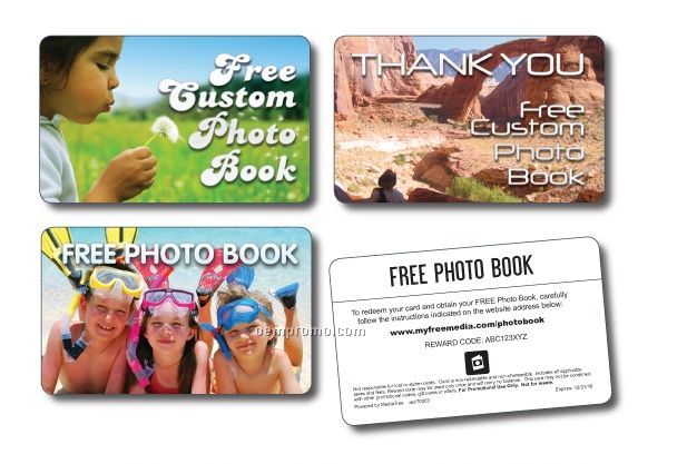 1 Custom Photo Book Card