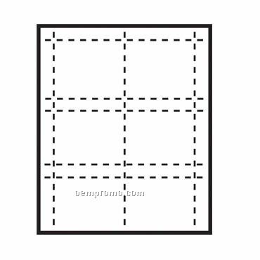 Classic Name Tag Paper Insert - Blank (4"X3")