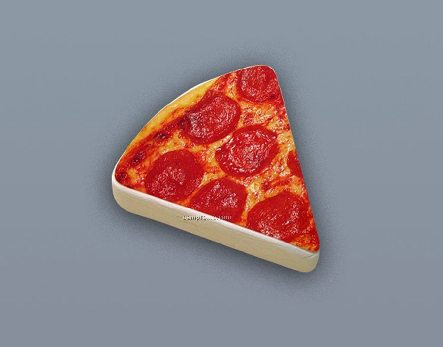 Compressed 100% Cotton T-shirt Pizza-slice Stock Shape (S-xl)