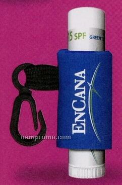 Green Tea Chap Ice Spf 15 Lip Balm W/ Custom Label & Leash