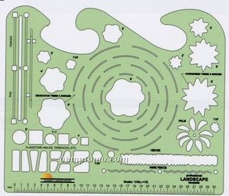 visio garden design template