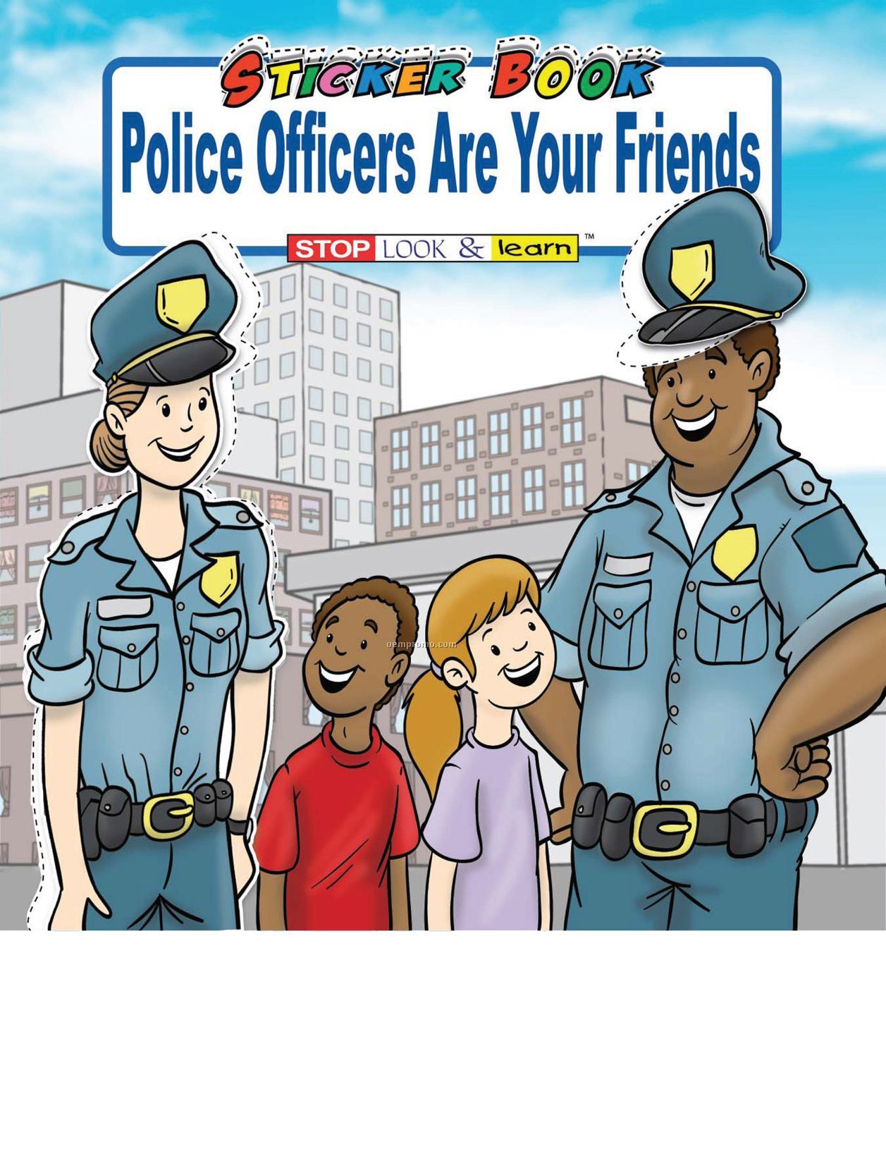 Police Officers Are Your Friends Sticker Book Fun Pack