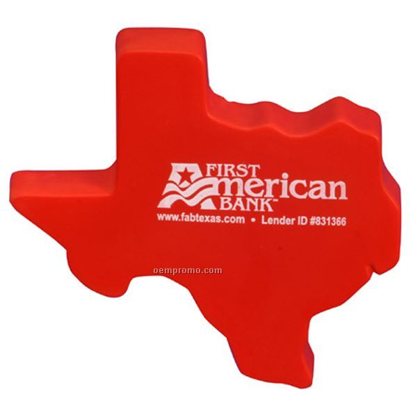 Texas Shape Squeeze Toy