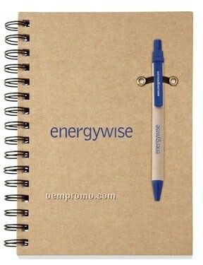Ecologist Recycle Paper Pen & Cardboard Journal Combo