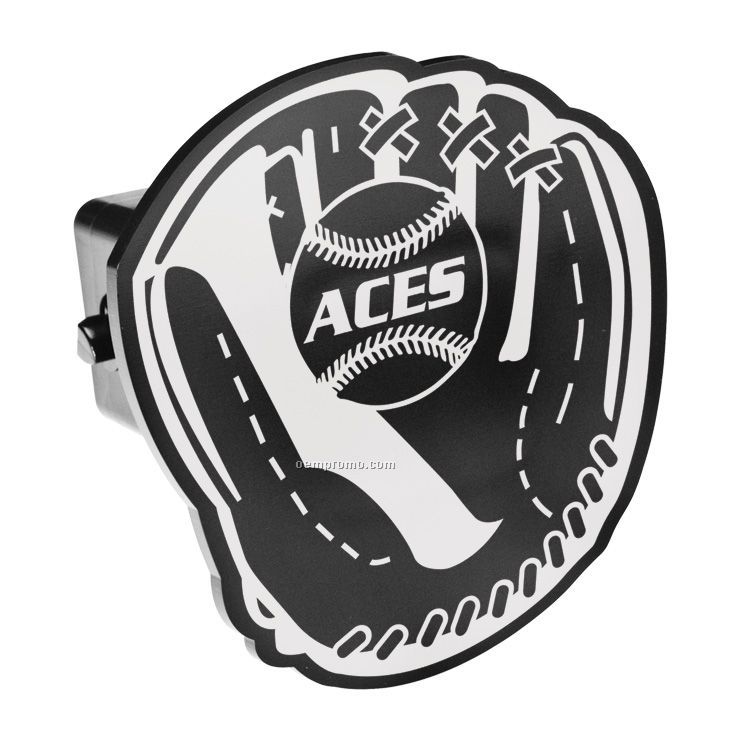 Baseball Glove ABS Plastic Hitch Cover (5")