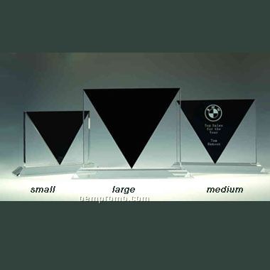 Black Victory Crystal Award- Large