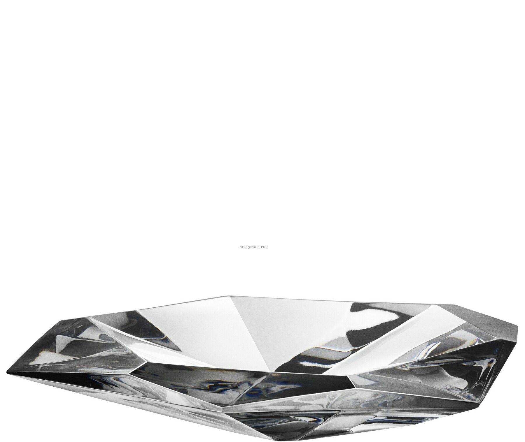 Precious Asymmetrical Crystal Platter By Malin Lindahl