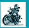 Stock Temporary Tattoo - Motorcycle 4 (2