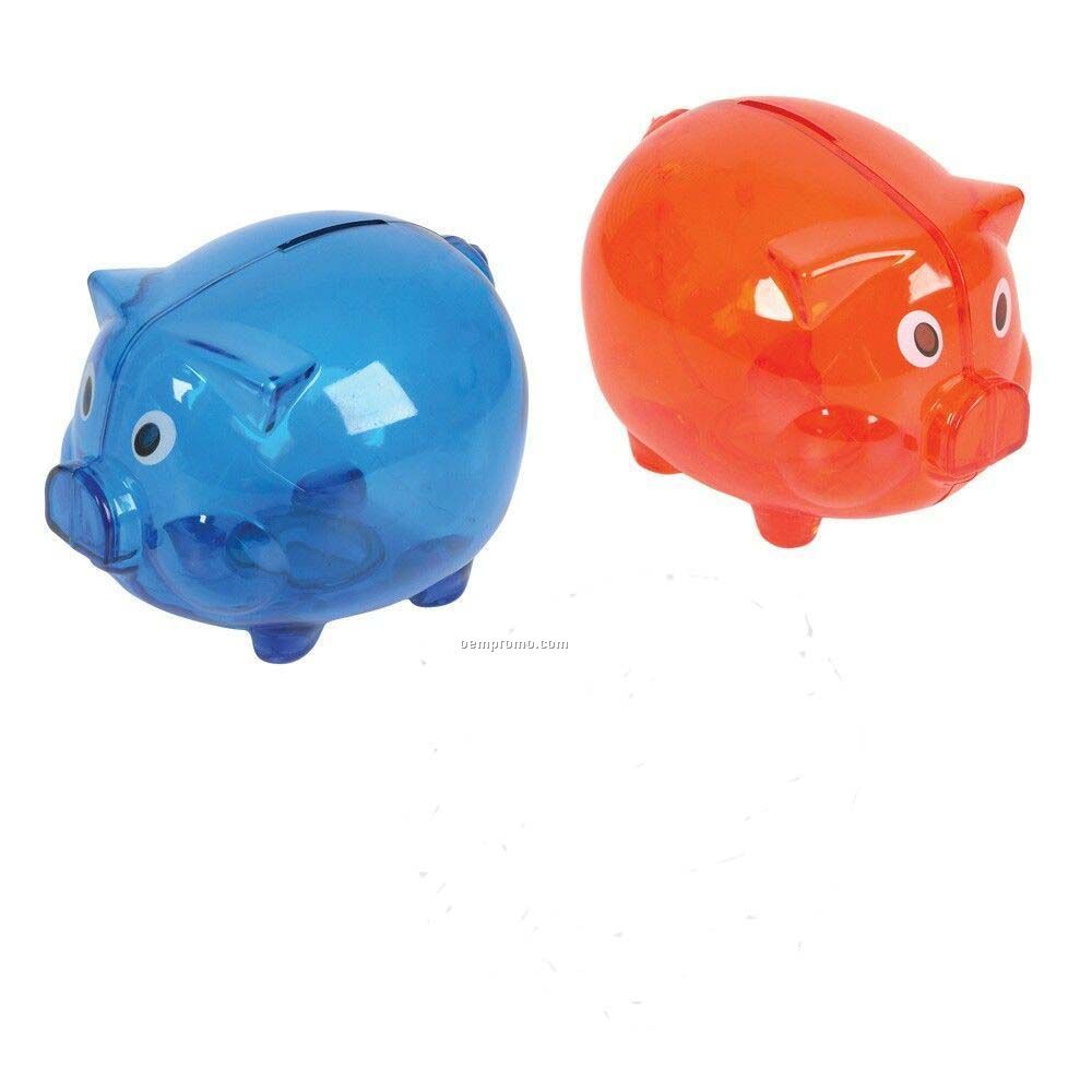 Transparent Piggy Bank