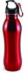 24 Oz. Red Summit Stainless Steel Wide Mouth Bottle W/Carabineer