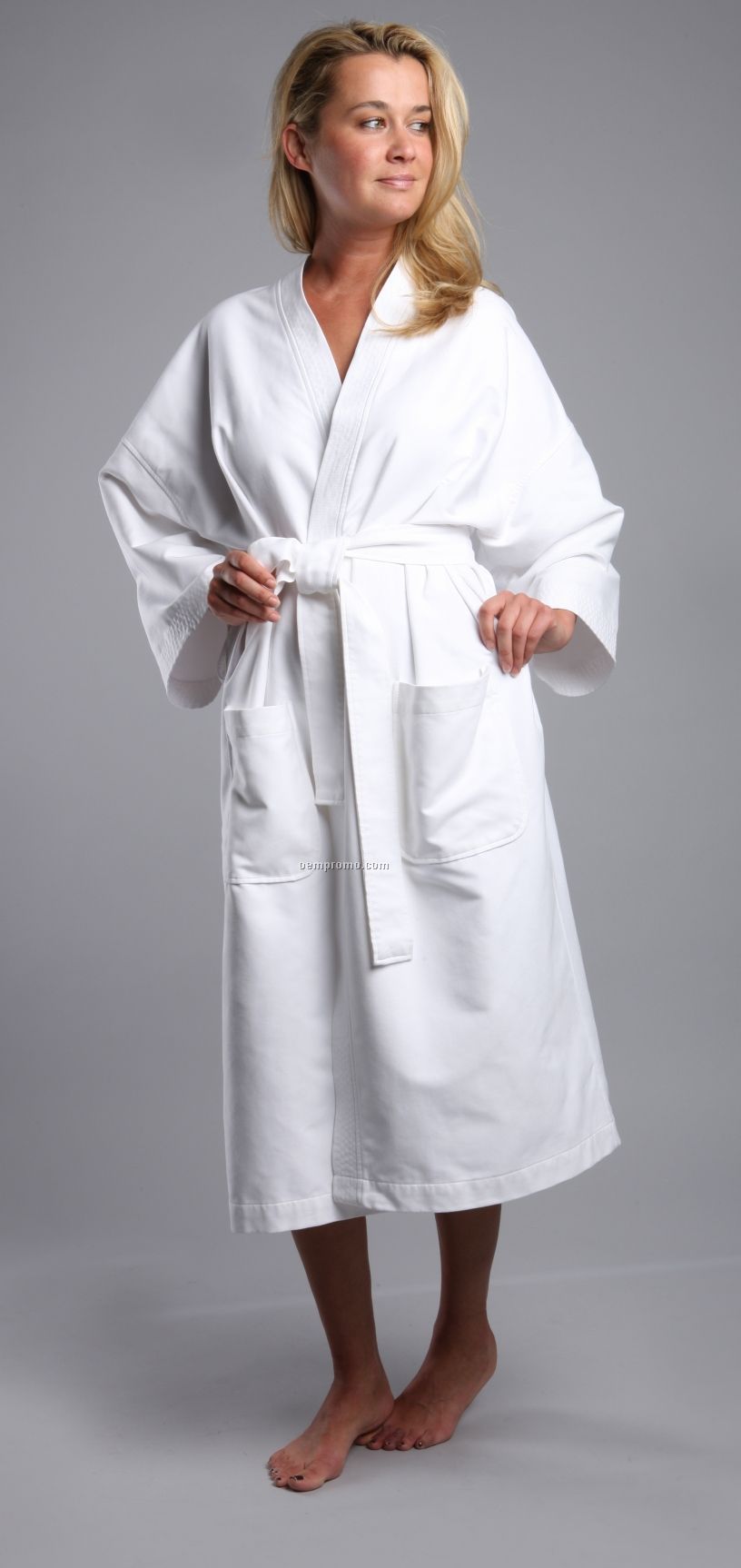 48" Chamois Microfiber Kimono Robe (Unlined) (Osfm)