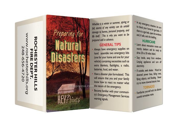 Key Point Brochure - Natural Disasters