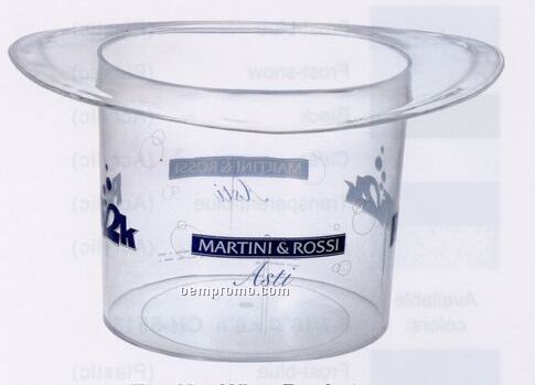 Acrylic Top Hat Ice Bucket - Frost Colors