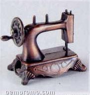 Early American Bronze Metal Pencil Sharpener - Sewing Machine