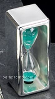 Nickel Plated 3 Minute Sand Timer