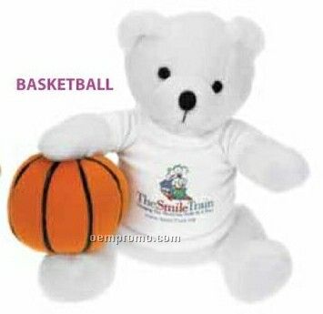 Stock Stuffed Basketball Sport / Athletic Bear