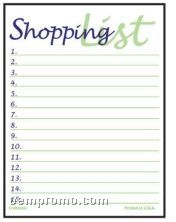 Super Size Shopping List Press-n-stick Calendar (Thru 8/1/2011)