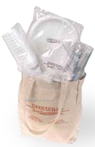 Tote Bag Set - Napkins/ Plates/ Cups & 3 Piece Utensil