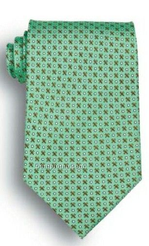 Wolfmark Novelty Neckwear Tee-up 100% Silk Tie (58"X3-7/8")