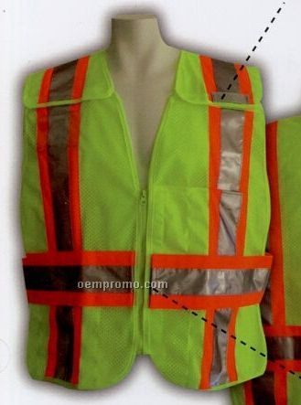 Ansi Isea High Visibility Public Safety Fire Vest