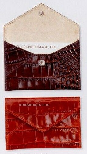 Traditional Genuine Leather Mini Envelope