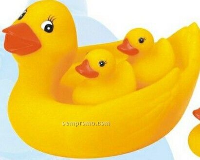 4 Piece Big Family Rubber Ducks
