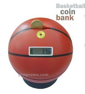 Basketball Shape Electronic Coin Bank