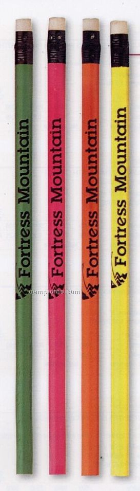 Neon Pencil W/ Eraser