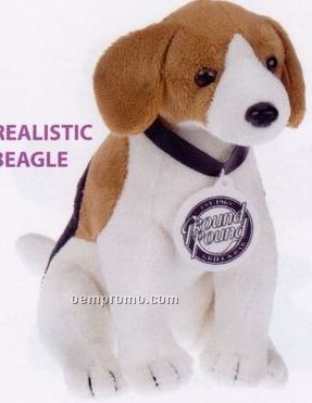 Realistic Beagle Stuffed Animal