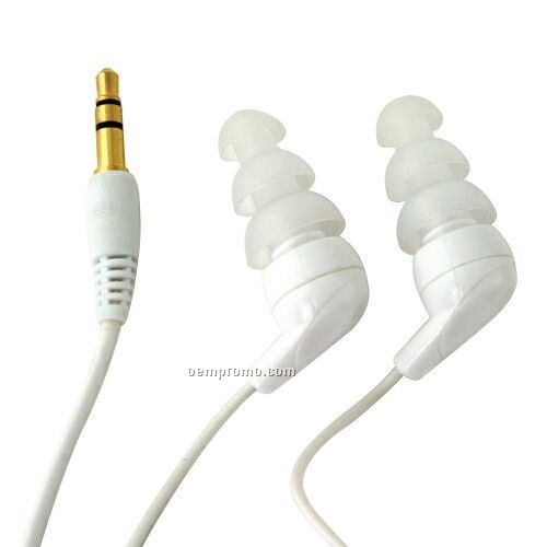 Water Resistant Mp3/ Ipod Ear Buds