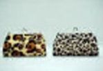 Animal Skin Snap On Clasp Coin Purse