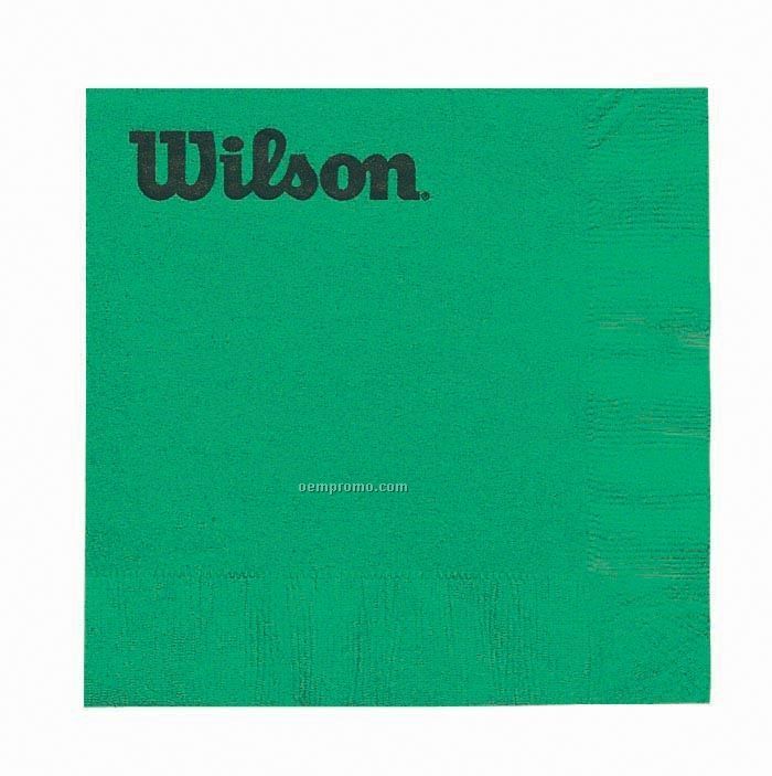Colorware Emerald Green Dinner Napkins With 1/4 Fold