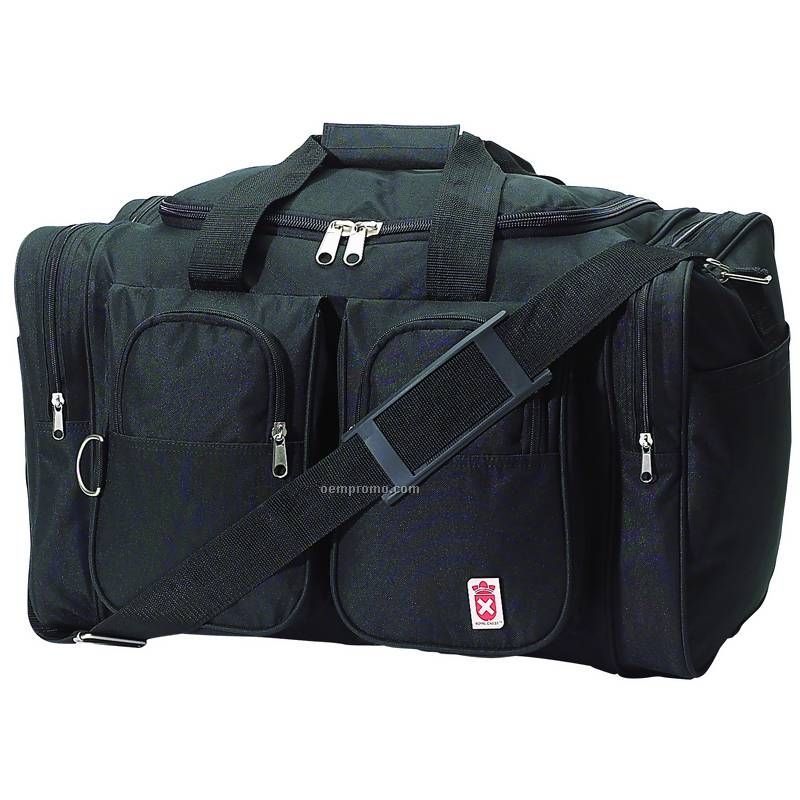 Black Nylon Tote Bag (21"X13"X14")