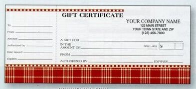 Carmen Gift Certificate