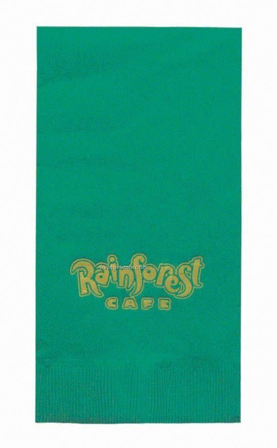 Colorware Emerald Green Dinner Napkins With 1/8 Fold
