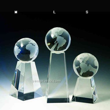 Crystal World Tower Award (Sandblasting)