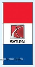 Double Face Dealer Interceptor Drape Flags - Saturn