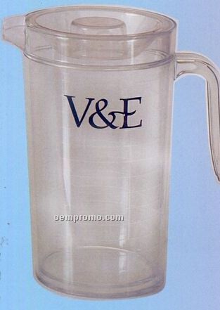 Insulated Plastic Double Wall Pitcher With Cover (72 Oz)