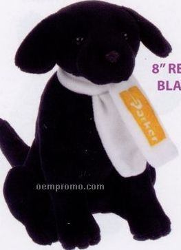 Realistic Black Lab Stuffed Animal