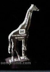 Acrylic Paperweight Up To 12 Square Inches / Giraffe