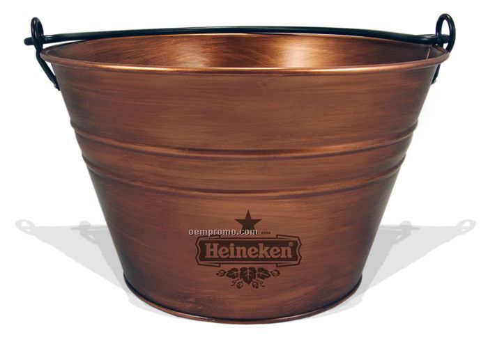 Copper Finish Antique Bucket