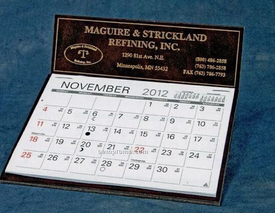Marquis Nu-leth-r Desk Calendar (After April)
