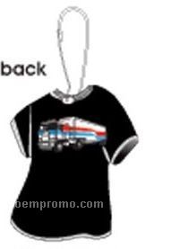Semi Truck T-shirt Zipper Pull