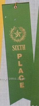 Stock Place Ribbon (Card & String) - 6th Place