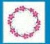 Stock Temporary Tattoo - Red Flower Ring (2"X2")