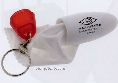 Eye Glass Cleaner Keychain (Factory Direct 8 To 10 Weeks)