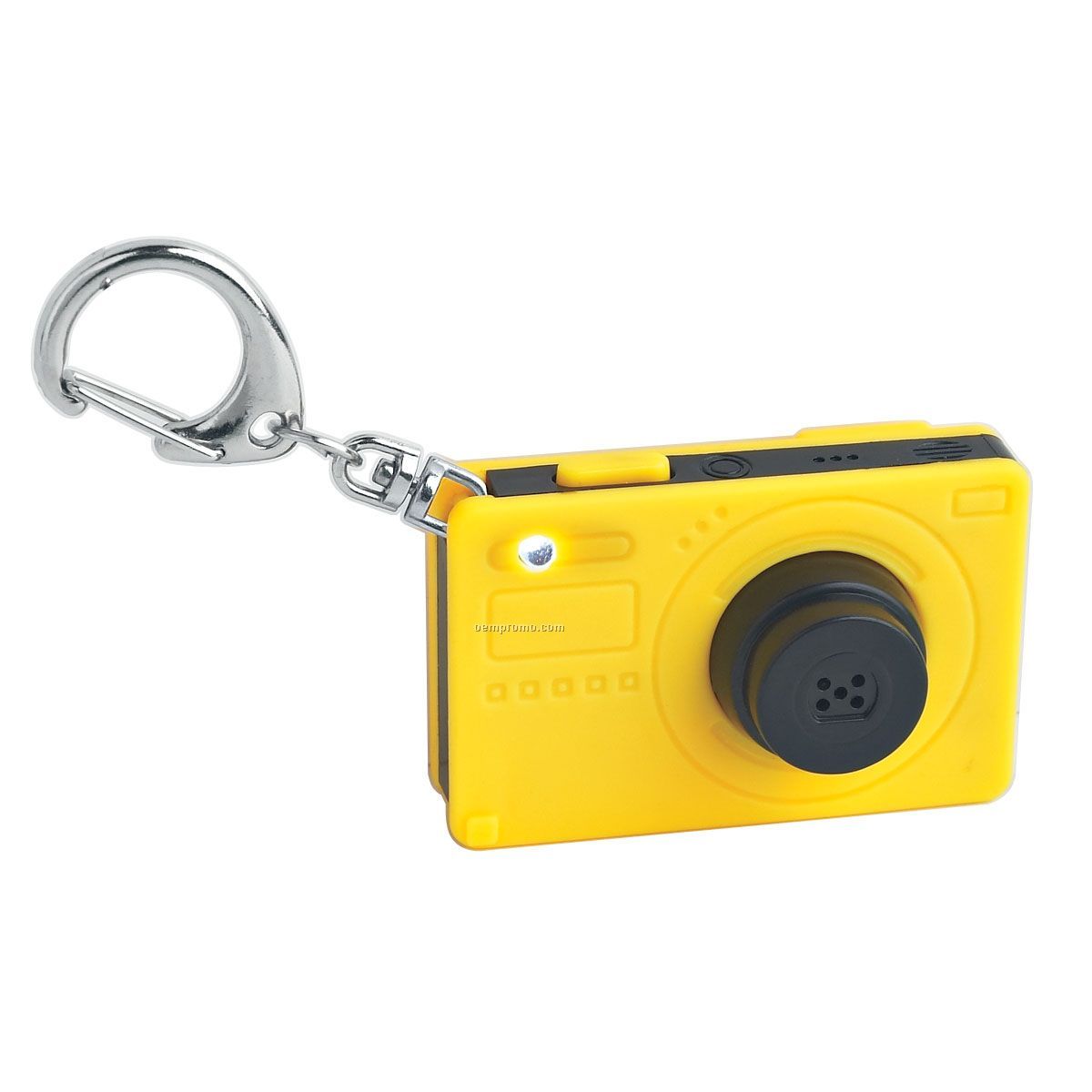 Keychain Camera W/ Light & Sound - Yellow